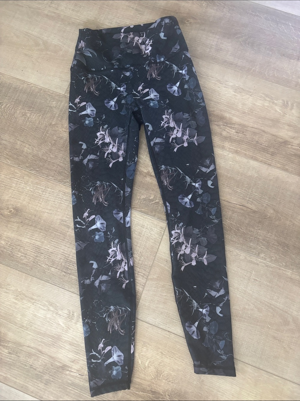 RBX Black Floral High-Waist Leggings